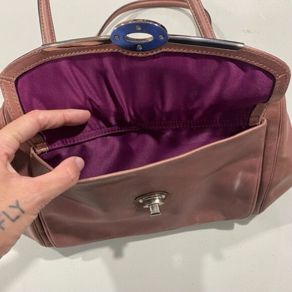 Coach Madison Madeline Satchel, Rose Gold Leather, EUC - Picture 7 of 12